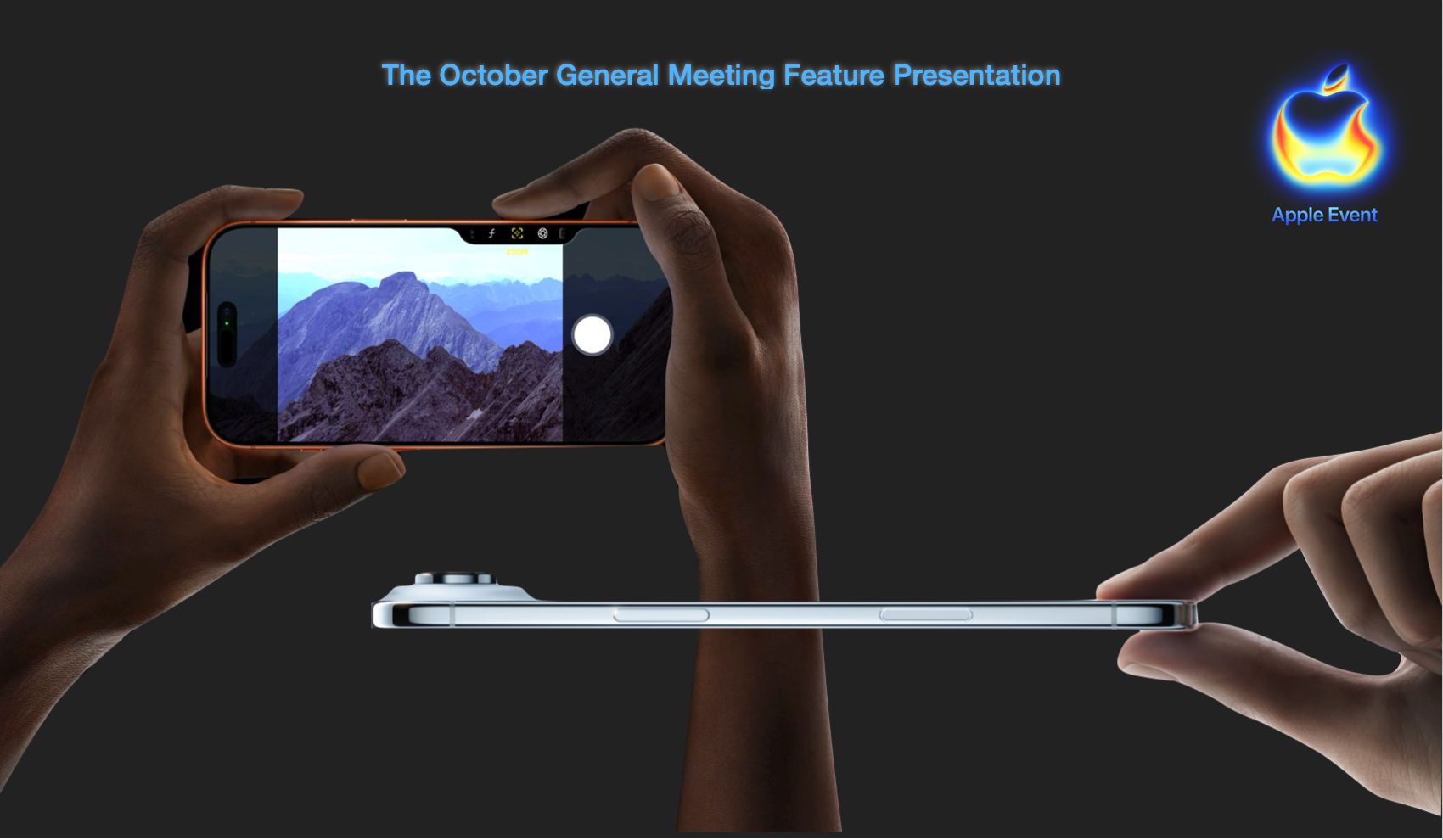 General Meeting – Apple’s September iPhone Event in Review / October 12th / 6:30 pm